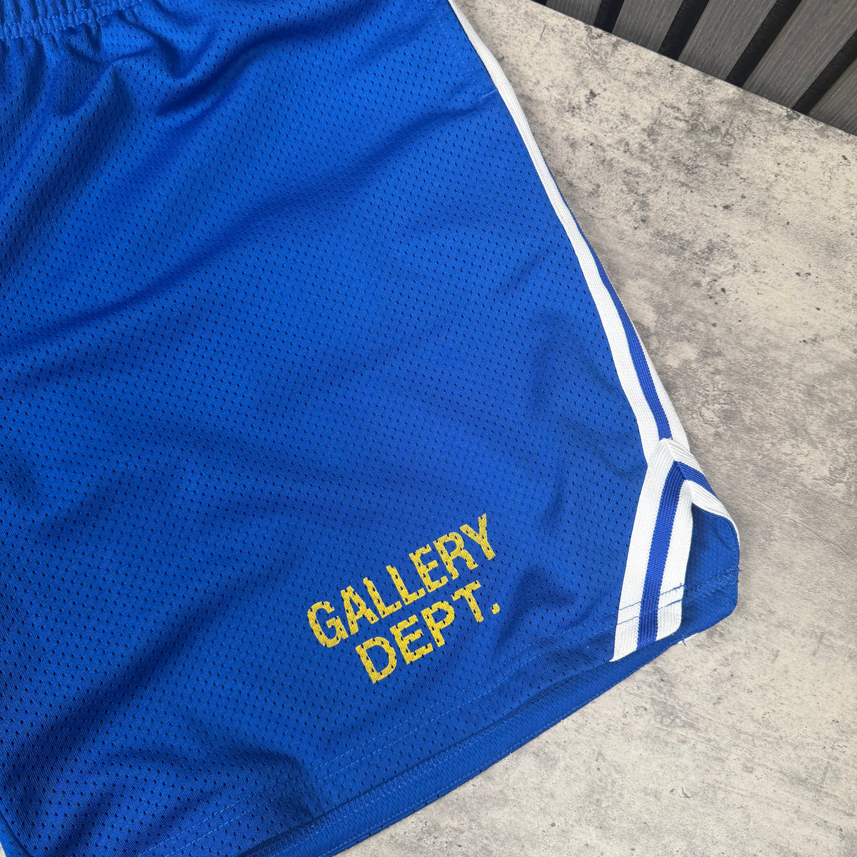 Gallery Dept Venice Shorts Blue/Yellow Medium