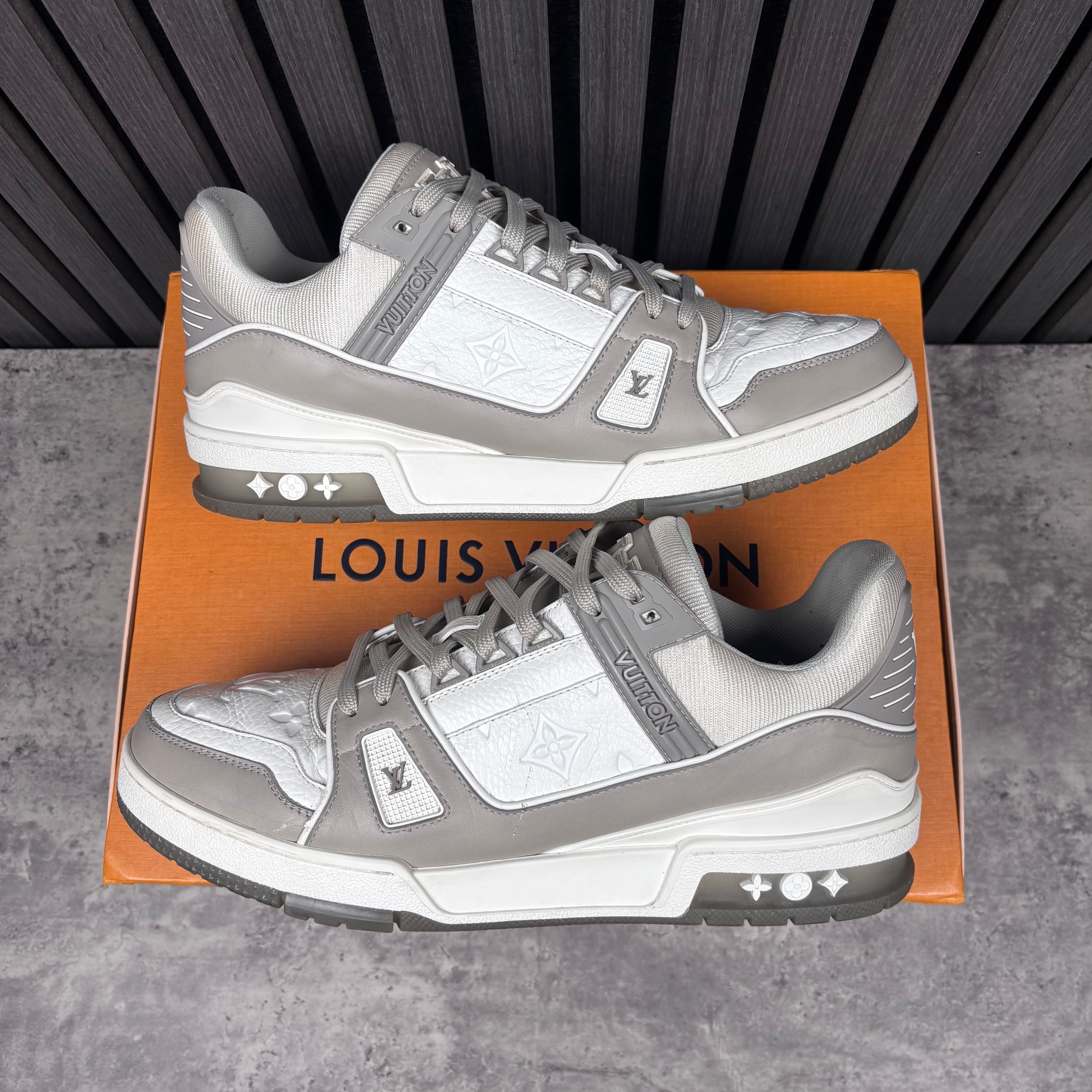 Louis Vuitton LV Trainer Grey (EU42- Fit 8.5/9)