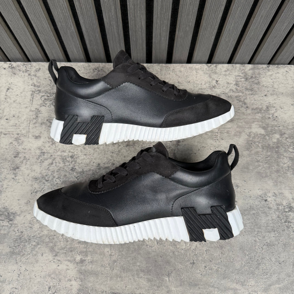 Hermes Bouncing Sneakers Black & White (EU41-Fit 7.5)