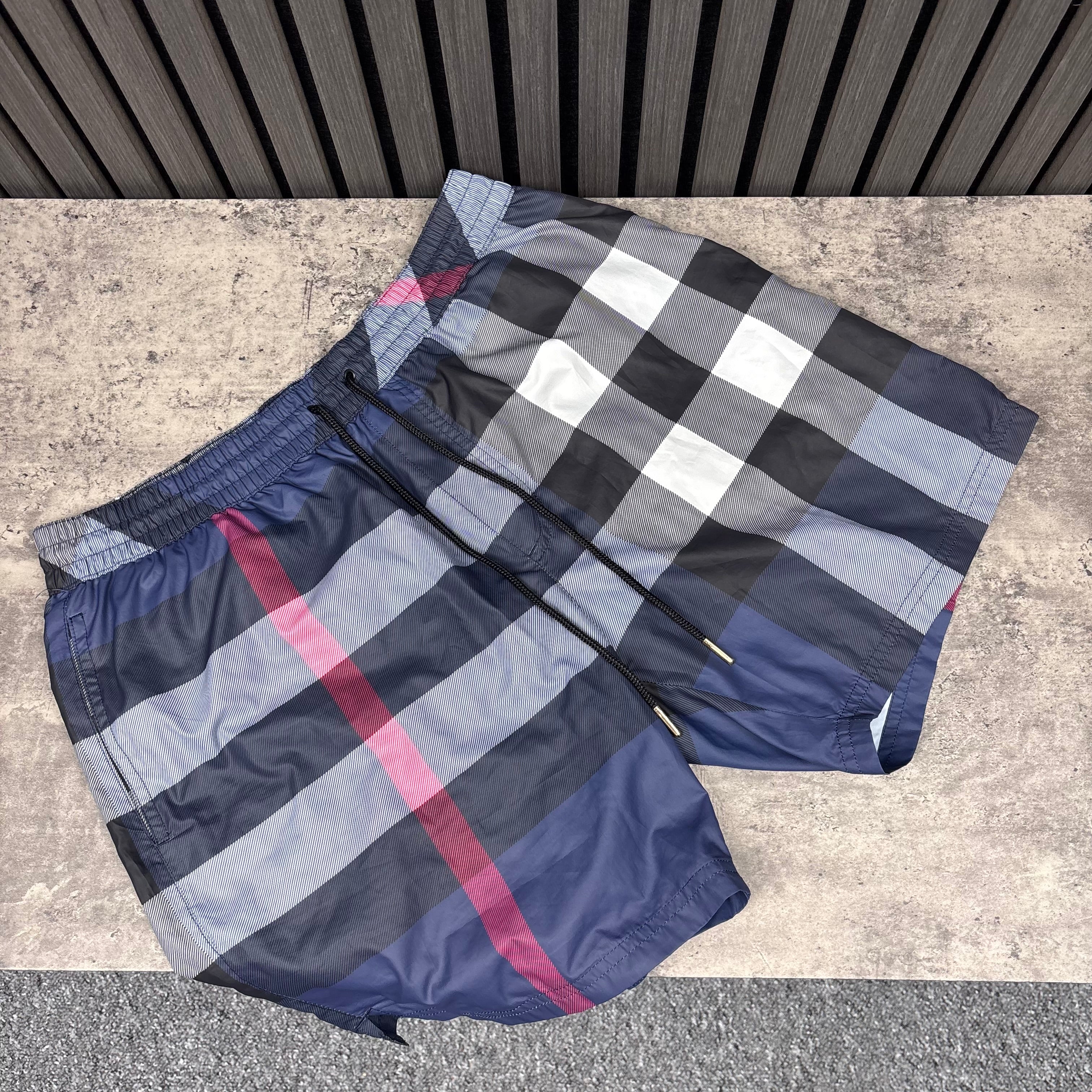 Burberry Swimshorts Navy Medium