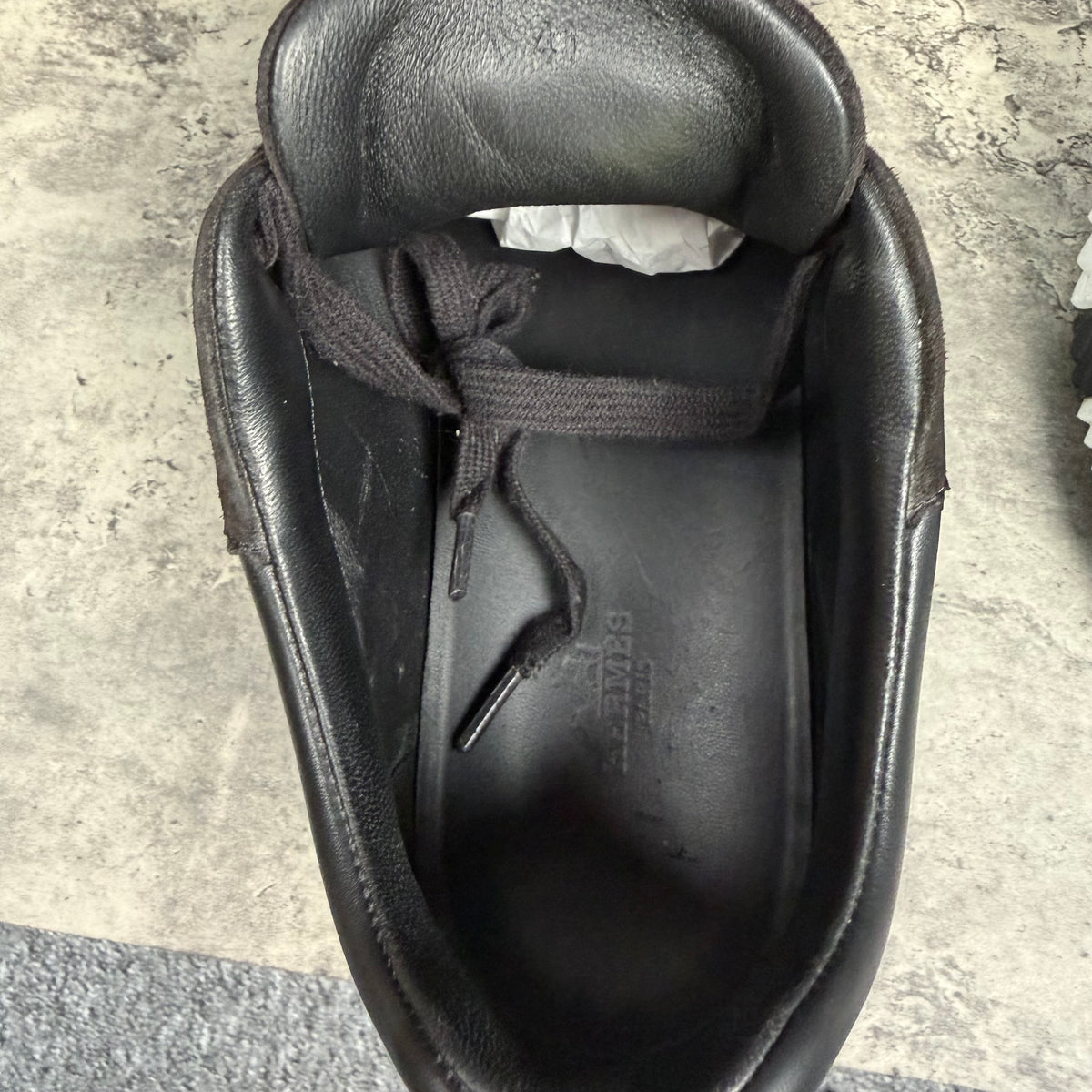 Hermes Bouncing Sneakers Black & White (EU41-Fit 7.5)