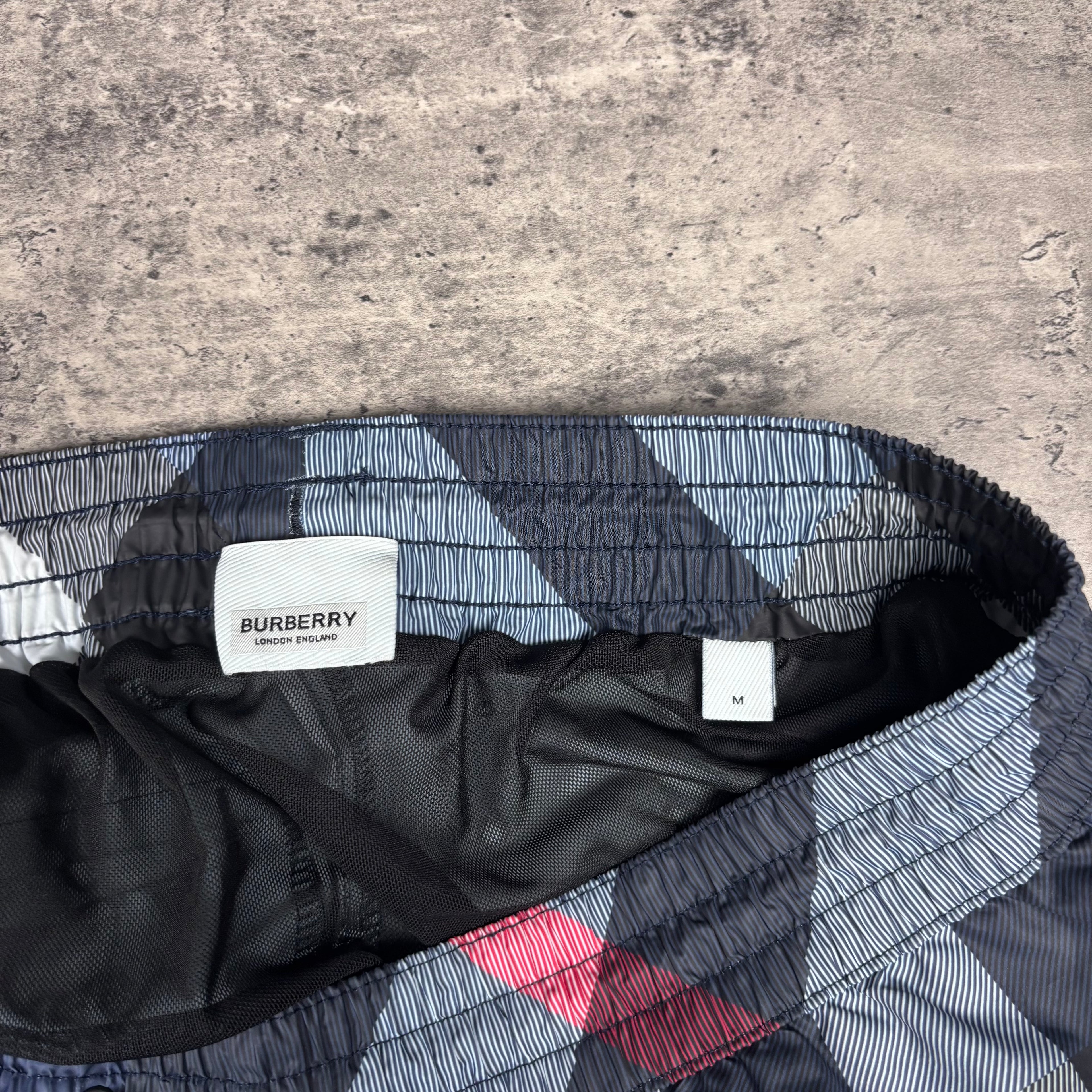 Burberry Swimshorts Navy Medium